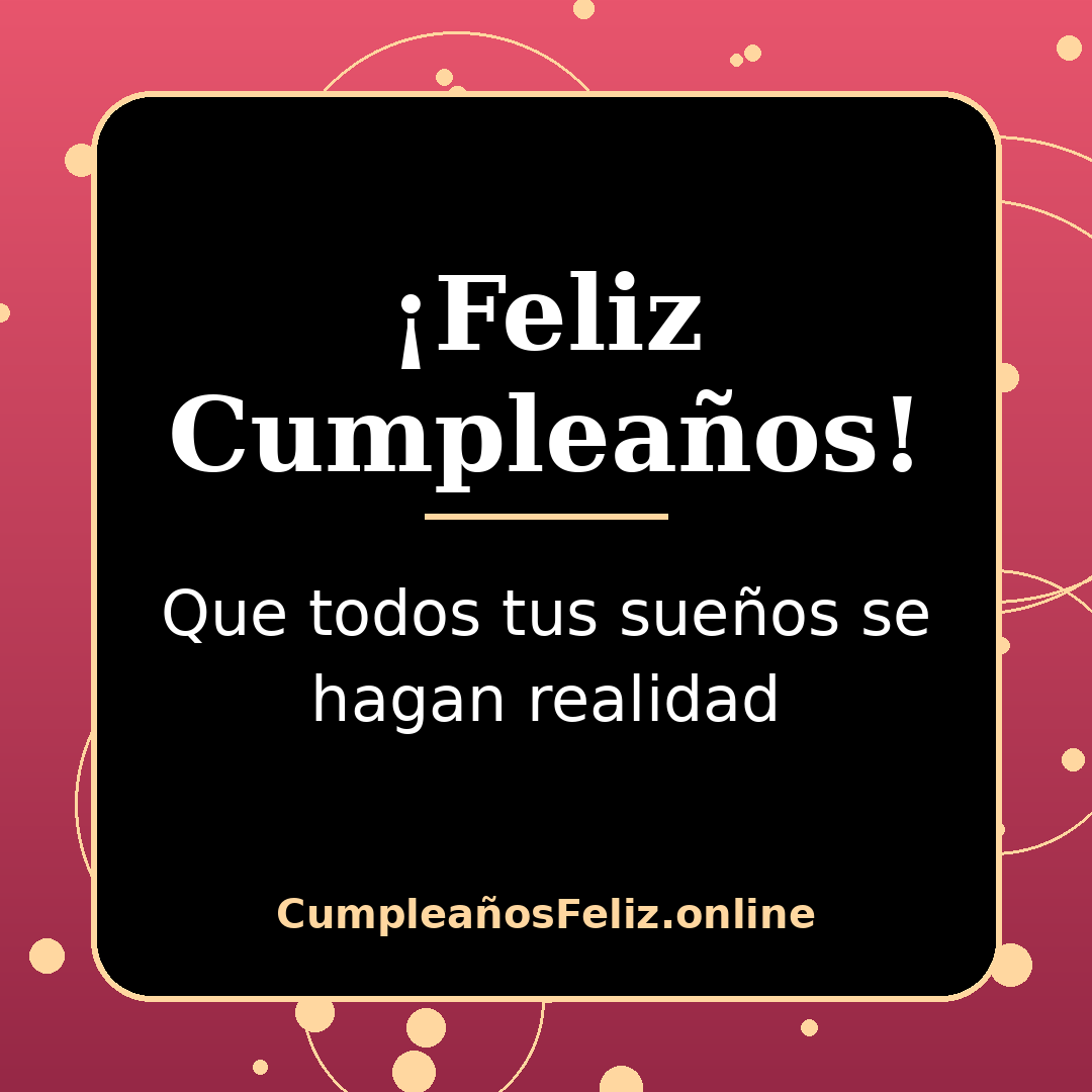 Imagen de feliz cumpleaños con frase bonita para compartir en WhatsApp