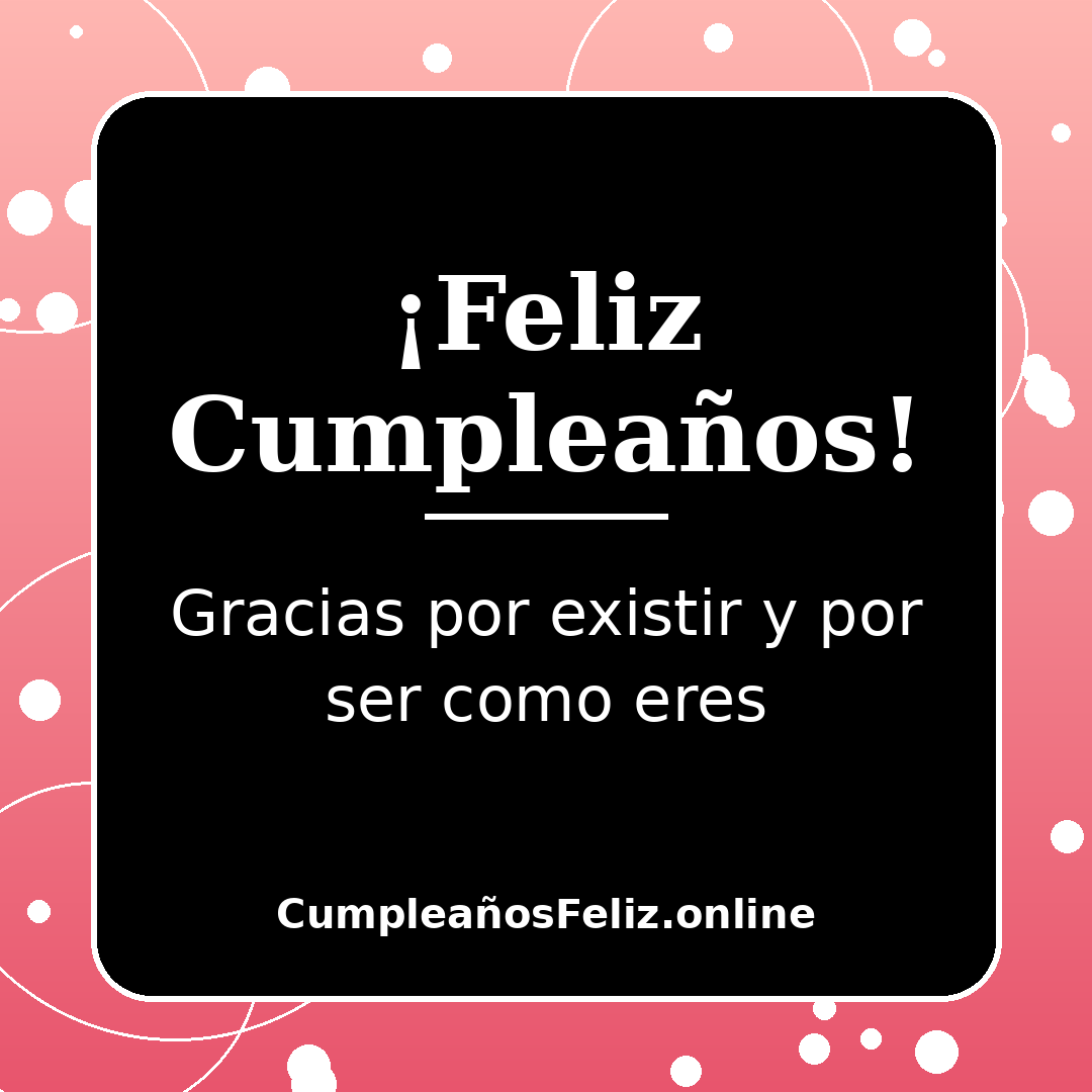 Tarjeta de feliz cumpleaños con mensaje emotivo de gratitud